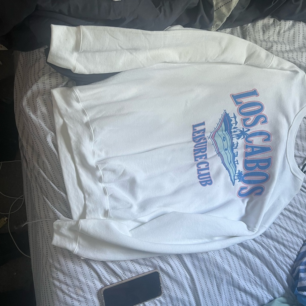 White Los Cabos Sweatshirt
